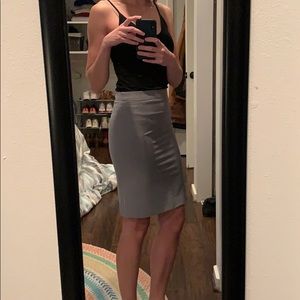 Banana republic grey pencil skirt, NWT